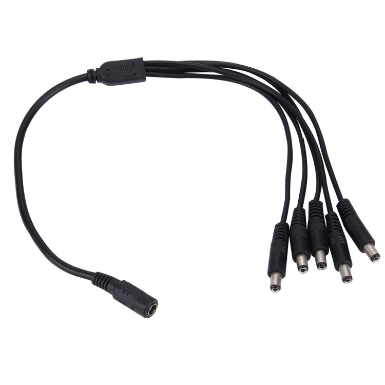 1 Female to 5 Male Plug 5.5 x 2.1mm DC Power Cable 1 Female to 5 Male Plug 5.5 x 2.1mm DC Power Cable